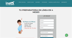 Desktop Screenshot of prepa-en-linea.com