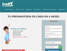 Tablet Screenshot of prepa-en-linea.com